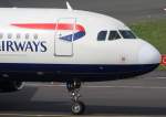 British Airways, G-EUYC, Airbus, A 320-200 (Bug/Nose), 02.04.2014, DUS-EDDL, Dsseldorf, Germany 