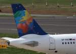 Small Planet Airlines, SP-HAC, Airbus, A 320-200 (Seitenleitwerk/Tail), 02.04.2014, DUS-EDDL, Dsseldorf, Germany 