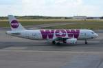 TF-WOW WOW air Airbus A320-232   zum Start am 28.08.2014 in Schönefeld
