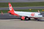 VIE Wien-Schwechat, Austria, Niki Airbus A320 OE-LEY, 9.9.2014, nach der Landung aus Palma de Mallorca