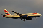 British Airways, G-EUUT, Airbus A320-232, 01.Juli 2016, LHR London Heathrow, United Kingdom.