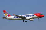 Edelweiss Air, HB-IJU, Airbus A320-214,  Corvatsch , 13.September 2016, ZRH Zürich, Switzerland.