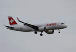 Swiss, Airbus A 320-271N, HB-JDC, BER, 16.12.2023
