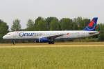 Onur Air, TC-OBK, Airbus A321-231, 5.Juli 2015, AMS Amsterdam, Netherlands.