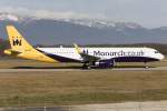 Monarch Airlines, G-ZBAD, Airbus, A321-231, 30.01.2016, GVA, Geneve, Switzerland         