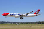 Edelweiss Air, HB-JMD, Airbus A340-313X, msn: 556,  Glacier 3000 , 29.Mai 2020, ZRH Zürich, Switzerland.