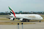 Emirates Airlines, A6-EEG, Airbus A380-861, msn: 116, 08.Juli 2023, LHR London Heathrow, United Kingdom.