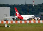31.7.08 Ganz Unschuldig steht der der erste A380 fr Qantas noch in Finki rum.