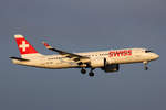 SWISS International Air Lines, HB-JCR, Airbus A220-371, msn: 55044, 26.Dezember 2018, ZRH Zürich, Switzerland.