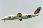 Crossair, HB-IXW, BAe Avro RJ100, msn: E3272, September 1999, ZRH Zürich, Switzerland. Scan aus der Mottenkiste.