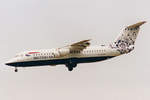 British Airways (Oprated by Cityflyer Express), G-BXAR, BAe Avro RJ100, msn: E3298, Juni 1998, ZRH Zürich, Switzerland.