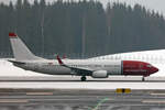 Norwegian Air Shuttle, LN-ENL, Boeing 737-8JP, msn: 41148/5807, 25.Februar 2024, OSL Oslo, Norway.