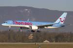 Thomsonfly, G-BYAY, Boeing, B757-204, 29.12.2012, GVA, Geneve, Switzerland         