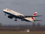 British Airways bedient die Strecke Dsseldorf London einmal tglich mit 767.