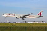 A7-BAV , Qatar Airways , Boeing 777-3DZER ,  Berlin-Brandenburg  Willy Brandt  , BER , 12.11.2022 ,
