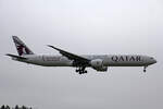 Qatar Airways, A7-BOA, Boeing B777-367ER, msn: 36159/835,  FIFA World Cup , 17.Januar 2023, ZRH Zürich, Switzerland.