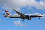 British Airways, G-VIIJ, Boeing B777-236ER, msn: 27492/111, 05.Juli 2023, LHR London Heathrow, United Kingdom.