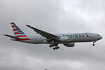 American Airlines, N753AN, Boeing B777-223ER, msn: 30261/341, 05.Juli 2023, LHR London Heathrow, United Kingdom.