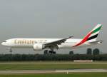 Emirates, A6-EWB, Boeing 777-200 LR, 2010.09.23, DUS-EDDL, Dsseldorf, Germany    
