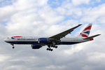 British Airways, G-YMMJ, Boeing 777-236ER, 01.Juli 2016, LHR London Heathrow, United Kingdom.