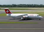Swiss European Airlines, HB-IXV, BAe 146-300/Avro RJ-100  Saxer First-2151m , 2010.06.11, DUS-EDDL, Dsseldorf, Germany     