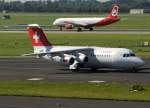 Swiss European Airlines, HB-IYZ, BAe 146-300/Avro RJ-100  Tour d' Ai-2331m , 2010.09.22, DUS-EDDL, Dsseldorf, Germany         