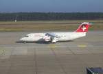 Swiss airlines  Typ:ARJ Avrojet BAe 146  Flughafen:Nrnberg EDDN  Kennung:HB-IYO  Datum:20.11.11  