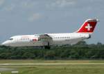 Swiss European Airlines, HB-IXX  Silberen - 2319m , BAe/Avro, 146-300/RJ-100, 22.09.2012, DUS-EDDL, Dsseldorf, Germany     