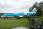 KLM cityhopper, PH-OFA, Fokker, 100, 09.05.2014, Avidrome (EHLE-LEY), Lelystad, Niederlande