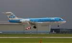 KLM Cityhopper,PH-KZD,(c/n 11582),Fokker F70,16.08.2014,AMS-EHAM,Amsterdam-Schiphol,Niederlande