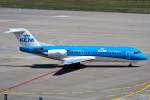 KLM Cityhopper (WA/KLC), PH-KZM, Fokker, 70 (neue KLM-Lkrg.), 05.06.2015, CGN-EDDK, Köln-Bonn, Germany