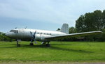 IL-14, ehemalige Passagiermaschine der Interflug, ausgestellt im Technikmuseum Merseburg, Mai 202
