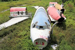 Mitten in Bangkok ist ein kleiner Flugzeug Friedhof.