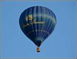 . (LX-BML) Heiluftballon mit Werbung fr den luxemburgischen Crmant von Bernard-Massard. Schieren 17.04.10.