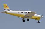 Piper PA-28 Flugschule Basel, HB-PBS, Piper, PA-28, 17.05.2009, BSL, Basel, Switzerland 
