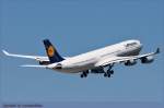 Lufthansa Take off A340-600/Lufthansa/MUC/M�nchen/Germany