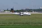 Eine ATR AT45 der Contact Air (Lufthansa Regional) mit der ...
