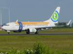 amsterdam-schiphol-ams PH-XRA von Transavia mit neuer Sonderbemalung 'Delfsail 2009' in Amsterdam 31.5.2009 und habe sie noch am 1.5.2009 mit T-Mobile Farben fotografiert 