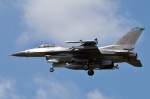 Landung F-16 Fighting Falcon/ Fighting Hawks/91.0407/ETAD/Spangdahlem.  ...