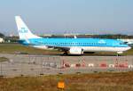 KLM B 737-8BK(WL) PH-BXU am 27.09.2008 auf dem Flughafen Berlin-Tegel ...