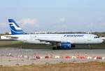 Finnair A 320-214 OH-LXI am 27.09.2008 auf dem Flughafen Berlin-Tegel ...