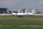Eine Fokker 100 (F28-0100) der Air France by Brit Air ...