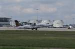 Eine ATR ATR 72-212A der Contact Air (Lufthansa Regional) ...