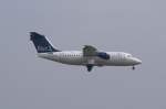 Ein Avro RJ-85 der Blue 1 mit der Kennung OH-SAL ...