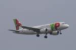 Ein Airbus A-319-111 der TAP Air Portugal mit der Kennung ...