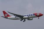 A330 Ein Airbus A-330-243  der Edelweiss Air mit der Kennung HB-IQZ aufgenommen am 04.04.09 am Z�richer Flughafen.