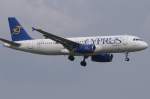 A320 Ein Airbus A320 der Cyprus Airways mit der Kennung 5B-DBC aufgenommen am 04.04.09 am Z�richer Flughafen.