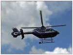EC 135 Bundespolizei Eurocopter EC 135 am 26.08.06 in der Innenstadt von Frankfurt (Oder).