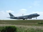 Evergreen N471EV als Milit�rcharter am 13.6.09 in Hahn  ...