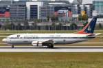munchen-muc Landung B737/Royal Thai Flight/MUC/M�nchen/Germany.